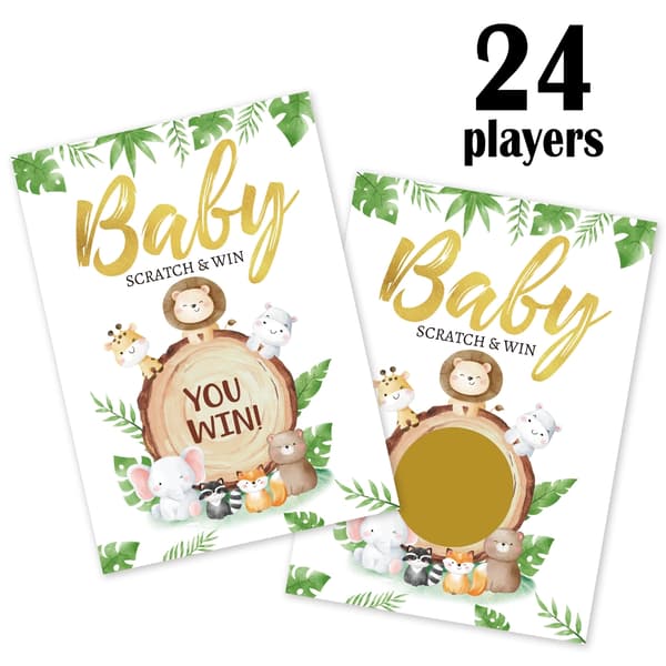 24 st Baby Shower Skraplotter Stilfulla Festunderhållningstillbehör