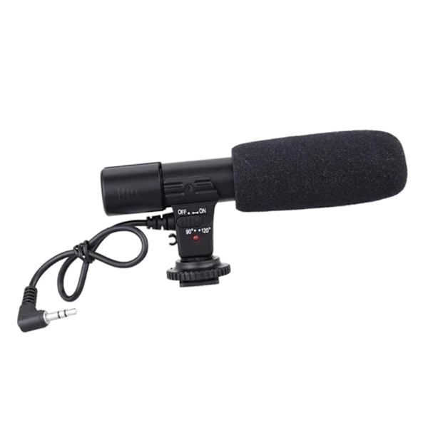 3,5 mm Vlog Inspelnings Kondensator Digital Stereo Universal SLR Tillbehör
