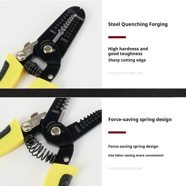 Ergonomisk Grep Multifunksjonell Avisoleringstang for Avisolering og Kobling