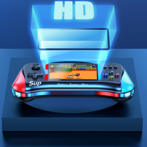 Kompakt spelkonsol för barn och vuxna Retro videospelskonsoler 3,5 tums  skärm 500 klassiska spel enkel/dubbel version Red - B 6e58 | Red - B | 0.31  | Fyndiq