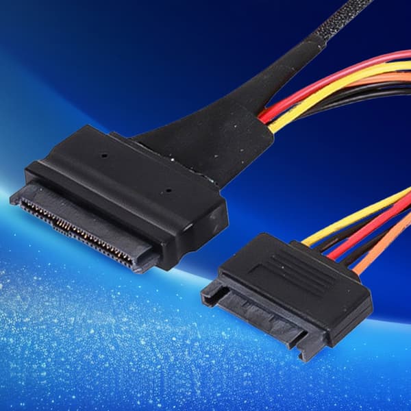 SASs SFF8654 til SFF8639 HDD Datakabel Høy hastighet 12Gbps Premium Materiale
