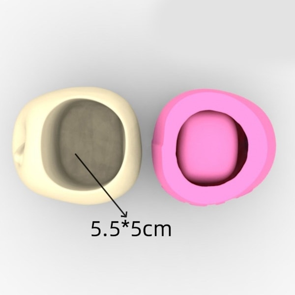 Silikone Planteform 3D Frugt Form Urtepotter Form Opbevaringsholder Vase Harpiks Form til Beton Cement Harpiks Form DIY 2