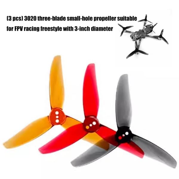 Lille Bladpropel 3 Tommer Propeller Plastik til Hurricane3020
