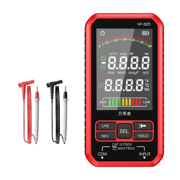 Multimeter Tester Håndholdt Multimeter Digital Multimeter Ohm Spenningsmåler