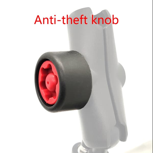 Hållbar RAM Mount 9cm Dubbel Socket Arm för 1-tums Kulbas Fast Rack