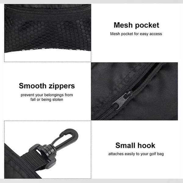 Trelagers golfbollsorganisatör, 3-pack, kvalitet i nylon