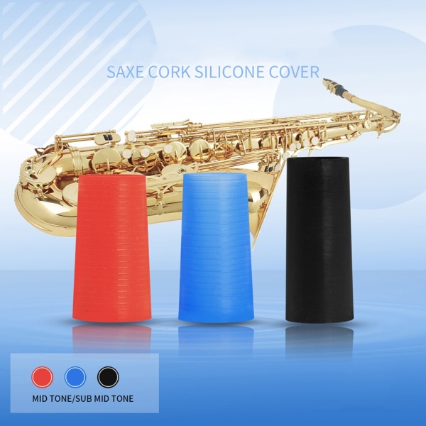 3 stycken/ set Altsaxofon böj hals gummihylsa silikon istället för kork