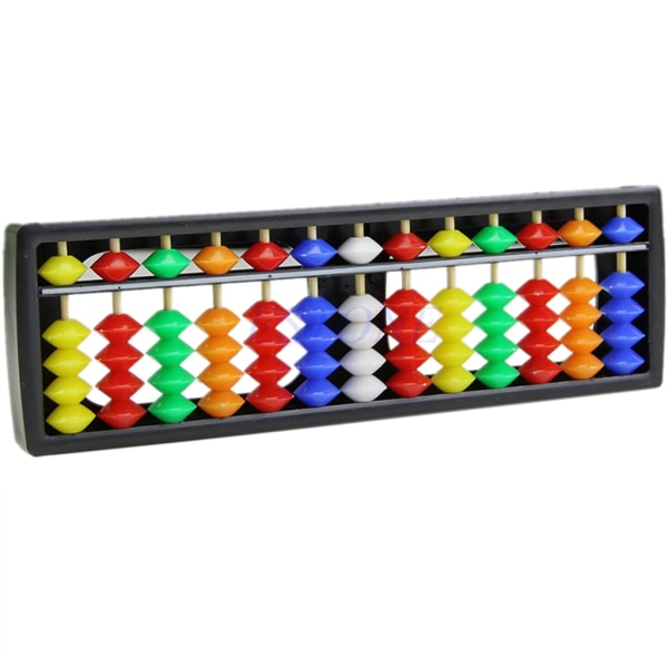 Bærbar aritmetisk Soroban for m/ Fargerike Perler Matematikk Calculate Tool Aba