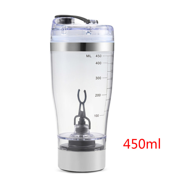 450ml/600ml utendørs bærbar elektrisk proteinpulver-miksekopp Batteridrevet automatisk shaker-flaske omrøring blender-miksermaskin