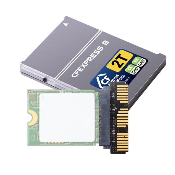 NVMe 2230 till CFexpress korthållare för Z6/Z7/Z9/R3/R5 till NVME 2230 SSD-adapter