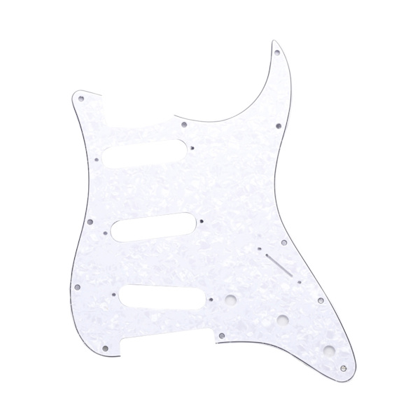 Gitarr Scratch Plate Pick Guards för US/Mexico Made Modern Style Gitarrdelar Black