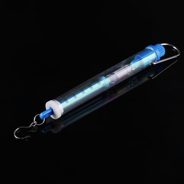 5N/500g Newton Gram Dynamometer Klar Plast för Mätning av Gravitation och Spänning