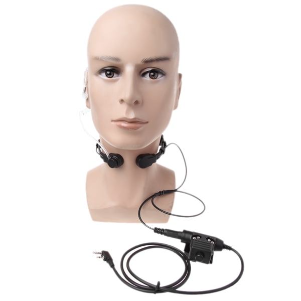 Högtalarmikrofon PPT med liten järnklämma 3,5 mm plugg Lyssna Endast hörlurar U