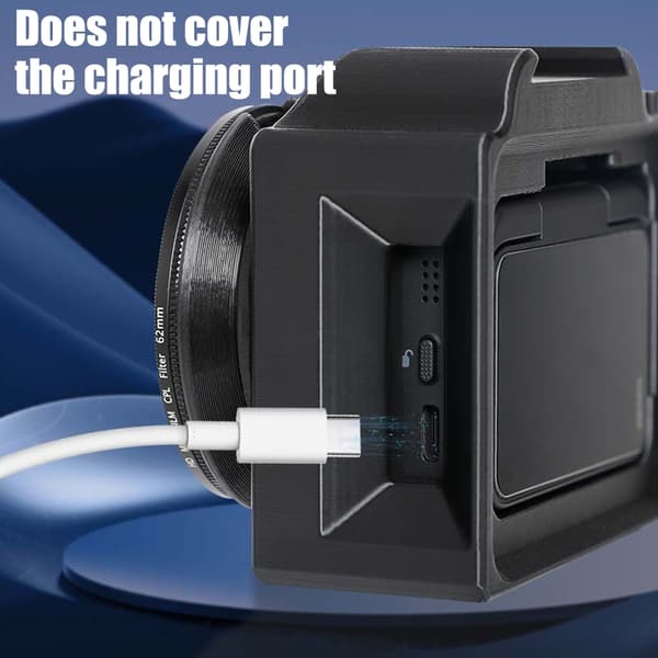 Action Camera Grip med Ergonomisk Utløserknapp og Avtakbar Håndleddsstropp