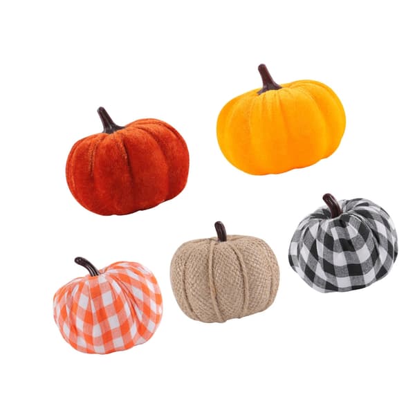 Mini Halloween-græskar til Thanksgiving Halloween-høstpynt