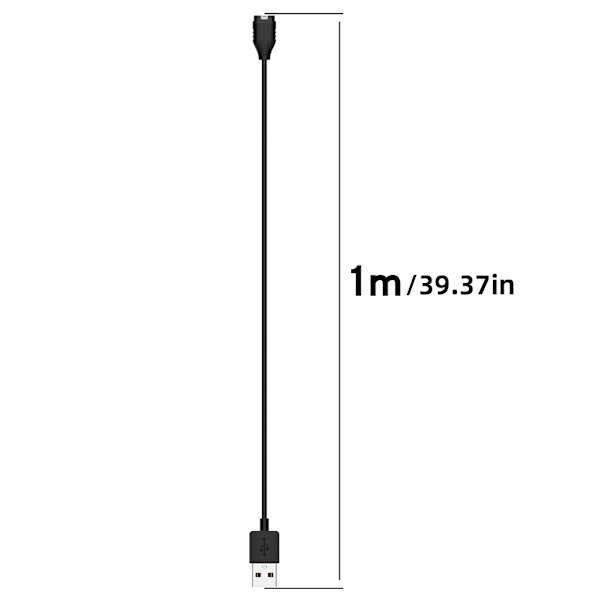 Svart USB power Watch Laddningssladd för Syntime3 TA2000/Astrolink TA600/Syntime2 TA900 Stöd för dataöverföring