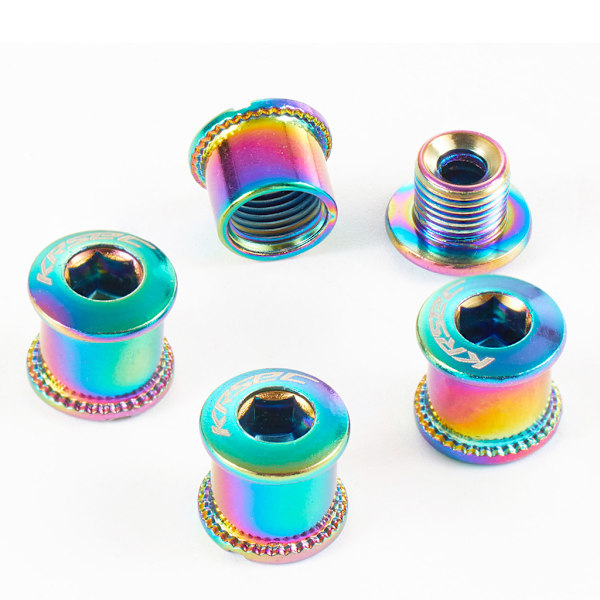 6/8mm MTB Cykel Vevarm Kedjehjul Bultar 4st Cykel Kedjehjul Skruvar A