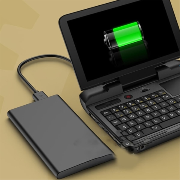 MicroPC 6'' Screen Pocket Laptop Notebook 8GB+128GB med EU-laddningsadapter
