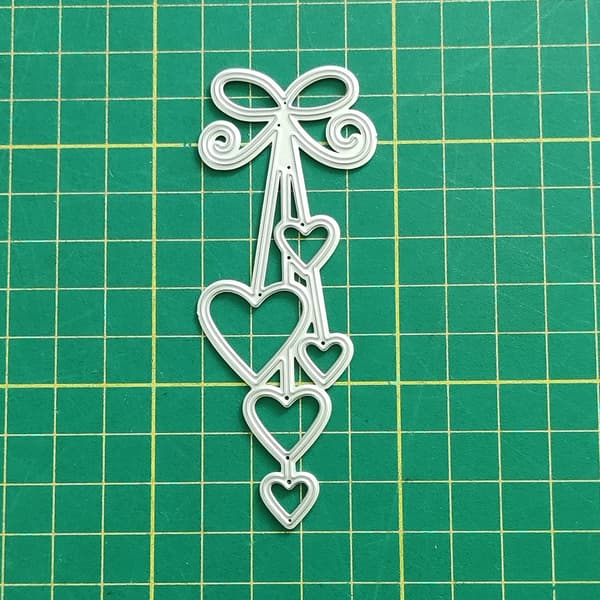 Hjerte Makrame Skærestencils DIY Stempler Håndværk Skabelon Form Stencils