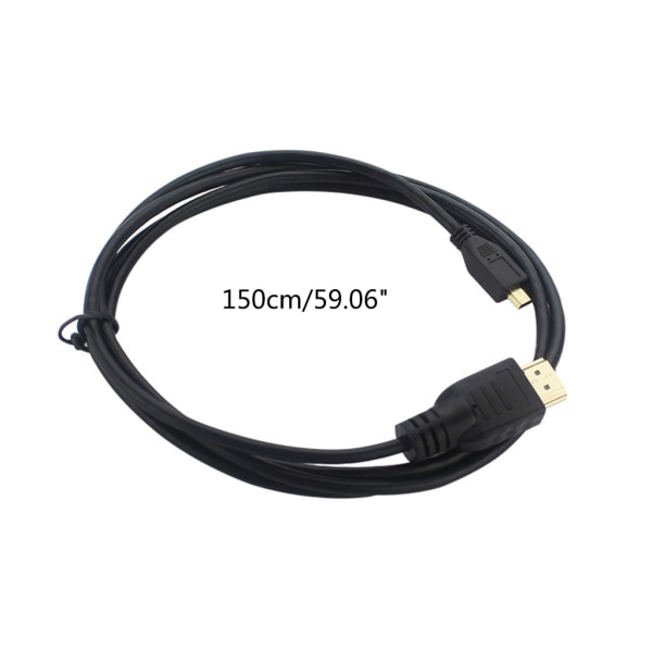 4K Micro HDMI-kompatibla till HDMI-kompatibla adaptrar Kabelomvandlarlinje för kamerakort