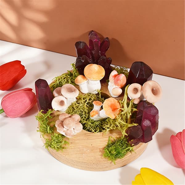 Svampe Epoxy Støbeform Små Feers Have Tilbehør Silikoneform Gave