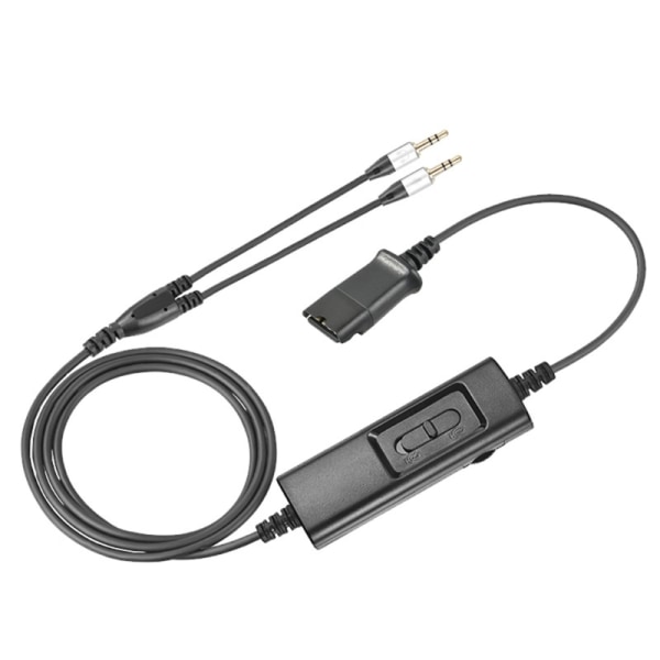 Headset QD (Quick Disconnect)-kabel 3,5 mm Plugg till QD-kabel för kundtjänst