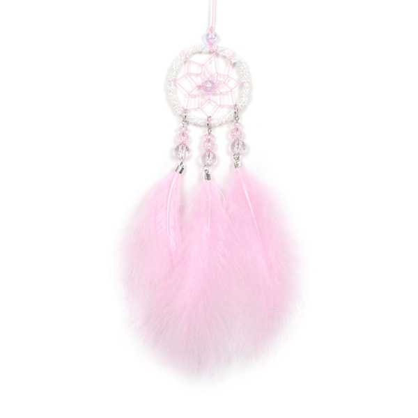 Feather Beads Dream Catcher riippuva riipus seinälle ripustettava koriste-ornamentti