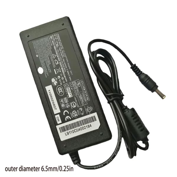 Standard 6,5 mm udgang Strømforsyning 19V 3,42A til computerdele