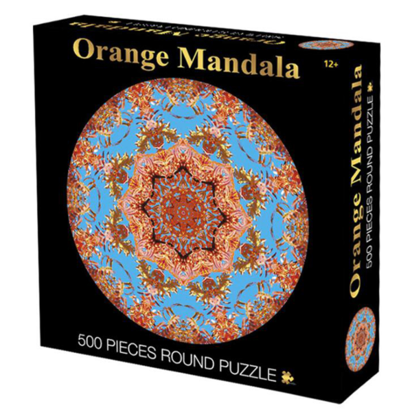 500/1000 bitar Mandala väderkvarn pussel rund fyrkantig bild Vuxna Barn DIY Pedagogisk Minska stress leksak null - C