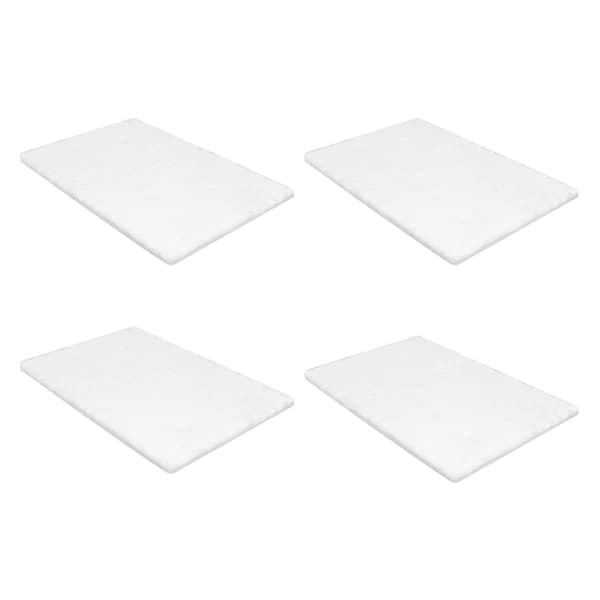 2/4/6 stk Stabil og holdbar Fiber Square Keramisk Uld til Bioethanol Firepits null - A