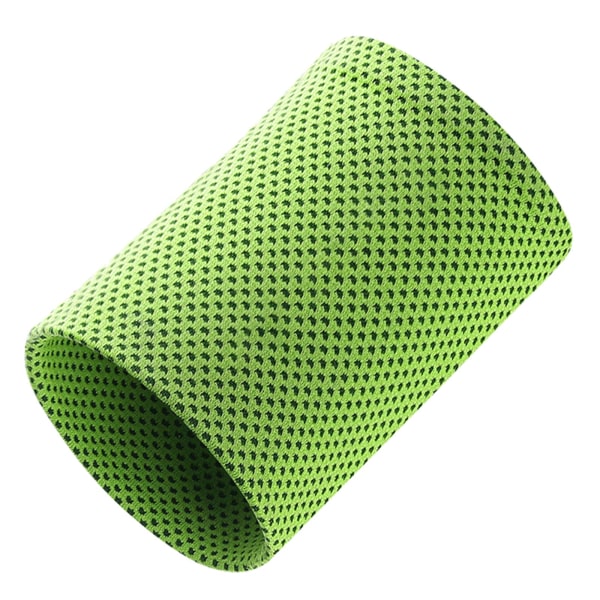 Wrist Brace Support Breathable Ice Cooling Tennis Wristband Wrap Sweatband Gym Green S