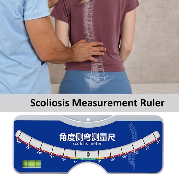 Scoliometer med vater for diagnose av spinal skoliose