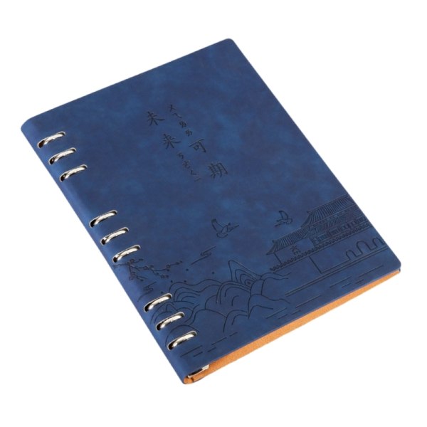 B5 Genopfyldelig notesbog Loose Leaf Notesbog Business Notesblokke Journal Notesbog Sapphire blue