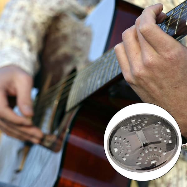 Resonatorgitar Resofonisk Gitardekselplate Resonator Dobro Dekselplate