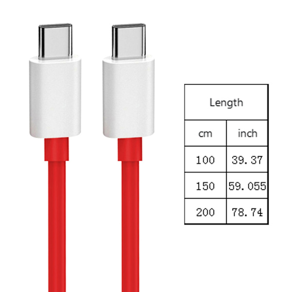 150W USB TypeC snabbladdning och datakabel Stabil och effektiv laddning 2m