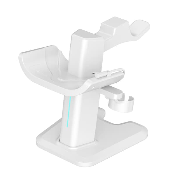 VR Stativ Headset Ladestasjon LED VR Display Stativ Tilbehør for Quest3