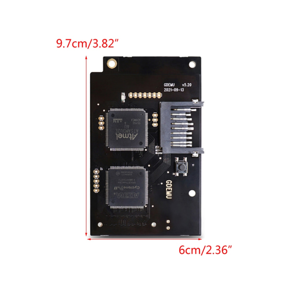Optisk enhetssimuleringskort GDEMU V5.20 Ersättning för Dreamcast GDEMU V5.20(5.20.3) Spelkonsol Host Expansion null - B
