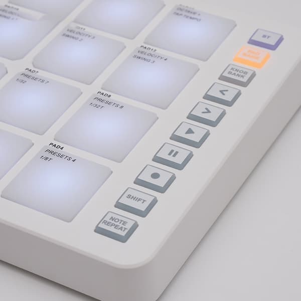 MIDI Keyboard Controller, Lite Praktisk USB MIDI Keyboard med 16 Trommeputer