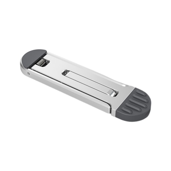 Laptopställ i aluminium Osynligt fäste Mini Portabelt stativ Telefon Värmeminskning Grey