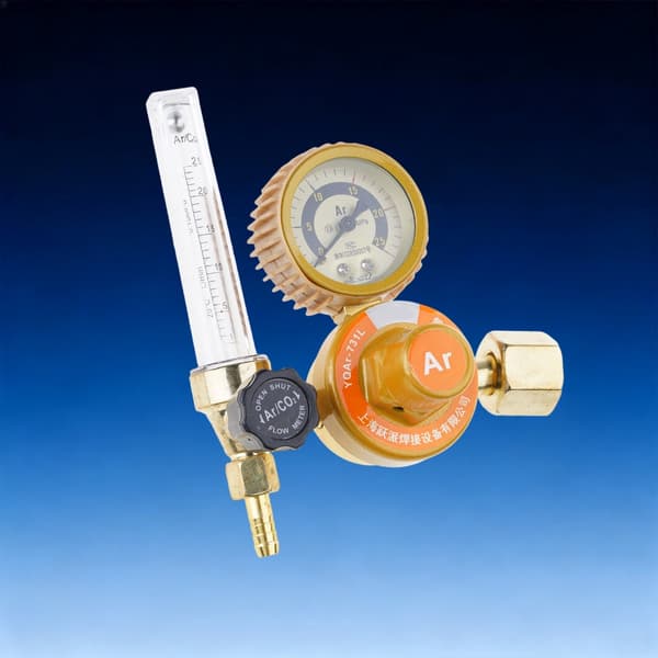 Argon trykregulator med sikkerhedsventiler