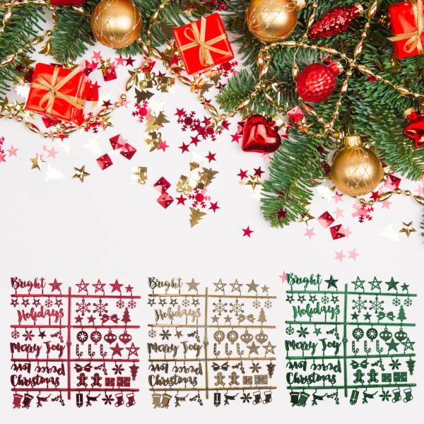 Julhelgstecken för anslagstavlor i filtbrevstavla Green