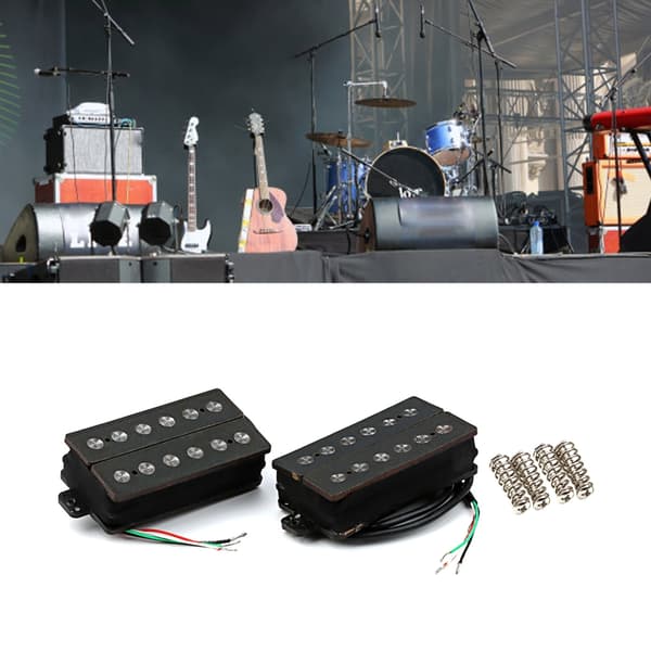 Gitarr Dubbel Coil Pickups Ersättningar Tillbehör för Gitarrdel