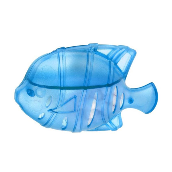Plastfisk formet for tank Akvariumrens Diffuser Luftfukter Filter Antimikrobiell Fjerner Vannrengjøring Deodorant