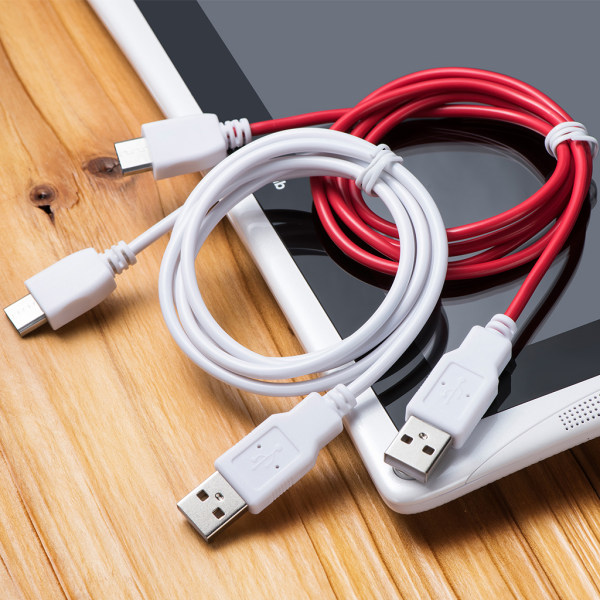 USB laddningskabel för Nabi DreamTab DMTab Jr/ XD Tablet 1 meter / 2 meter White