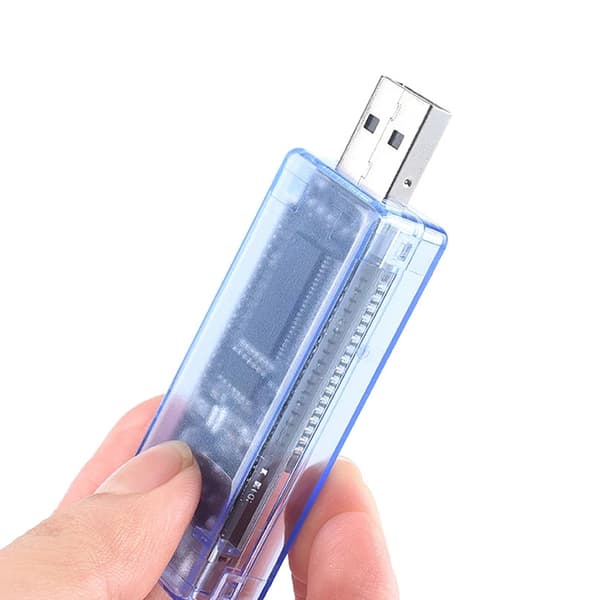 USB-strømmåler med måling af elektrisk strømkapacitet og sikkerhedsbeskyttelse