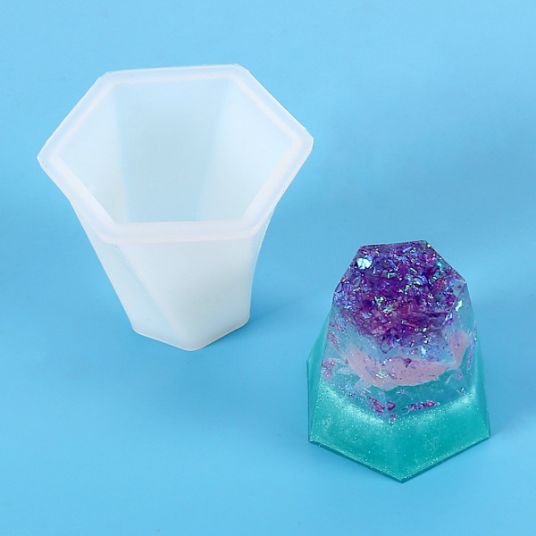 3D uregelmæssig silikonestøbeform Epoxyharpiksstøbehåndværksmateriale Non-stick C