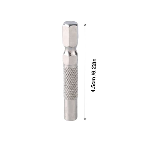 6,35 mm 1/4\" Indsatsbit-adapter til 4 mm Bit Hex Holder Skruetrækkerbit-adapter