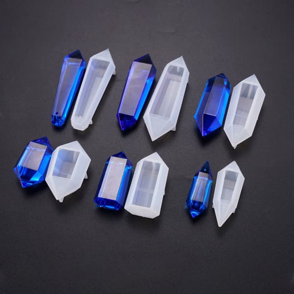 6 stk. Pendul Silikone Støbeforme Tørrede Blomster Epoxy Resin Håndværk Form