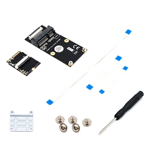NGFF M.2 nøgle A/E/A+E til Mini PCIE forlængerledning Mini PCIE WiFi netværkskort til M.2 bundkort med FFC kabel til pc