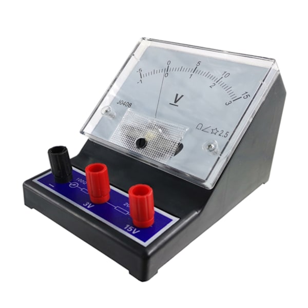 Analog panelmåler Volt Spændingsmåler Analog Voltmeter -1-0-3V/-5-0-15V